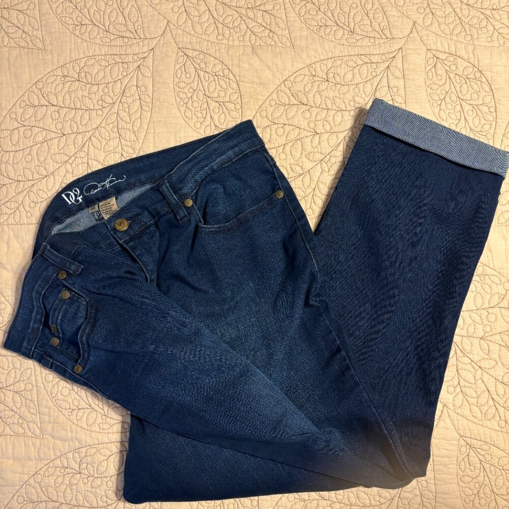 Diane‎ Gilmore Straight Leg, Dark Wash Jeans, Size 14